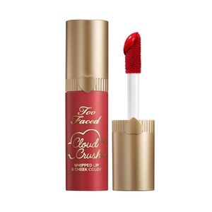 Too Faced Cloud Crush Whipped Lip & Cheek Blush - Red Velvet NEW IN BOX